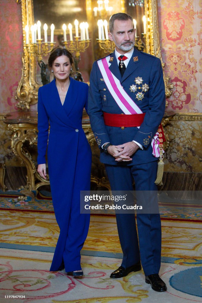 Spanish Royals Celebrate New Year's Military Parade 2020