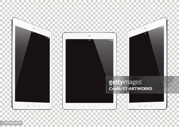 vector digital tablet template for video - phone cover stock illustrations
