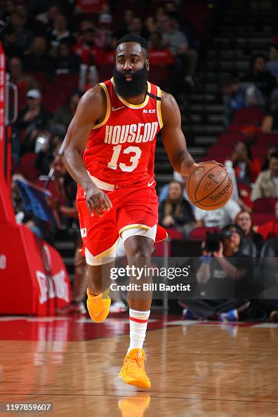 Harden Rockets James Harden of the Houston Rockets handles the ball during the game ...
