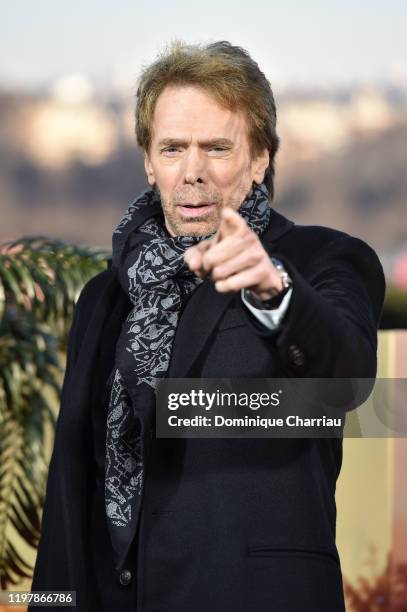 Jerry Bruckheimer attends the "Bad Boys For Life" photocall at Terrasse Du Cafe de l'Hommeon January 06, 2020 in Paris, France.