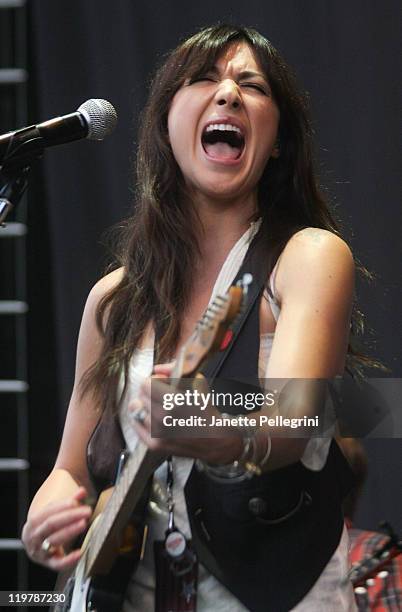 Michelle Branch performs at the Nikon at Jones Beach Theater on July 24, 2011 in Wantagh, New York.