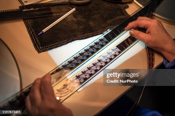 Employees work at Dovzhenko Center in Kyiv, Ukraine, on January 30, 2020. The Oleksandr Dovzhenko National Center is the largest Ukrainian State Film...