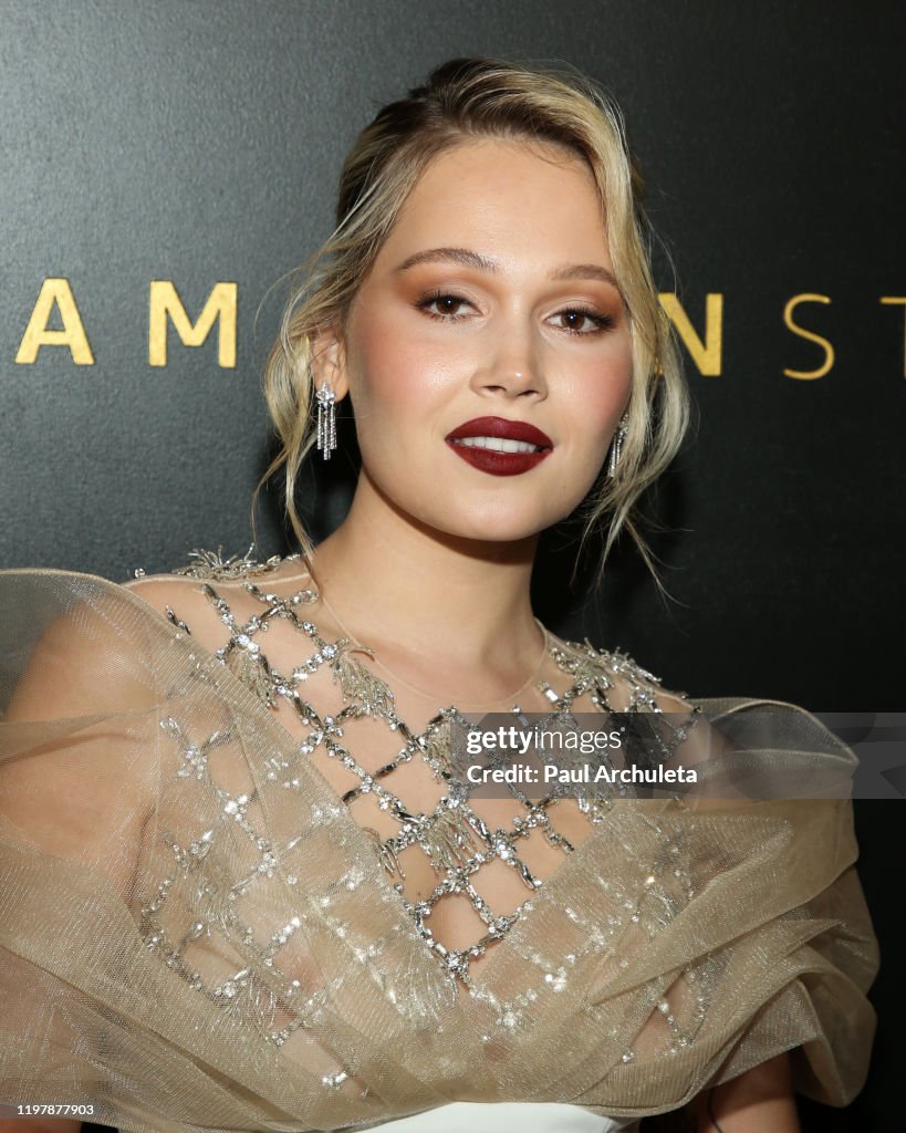 Actress Kelli Berglund attends Amazon Studios Golden Globes after