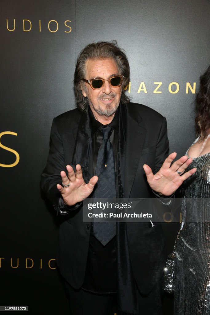 Actor Al Pacino attends Amazon Studios Golden Globes after party at