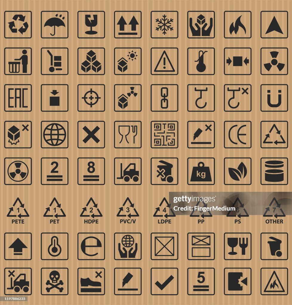Curpath Symbol Packaging Symbols Vector