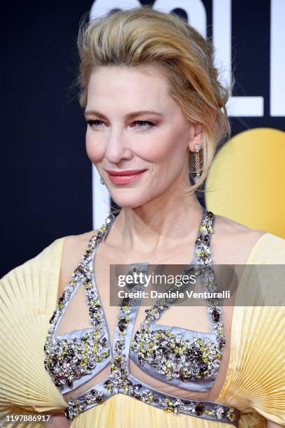 Cate Blanchett attends the 77th Annual Golden Globe Awards at The Beverly Hilton Hotel on January 05, 2020 in Beverly Hills, California.