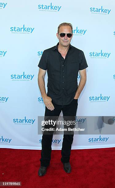 Kevin Costner attends the Starkey Hearing Foundation's "So The World May Hear Awards Gala" 2011 at River Centre on July 24, 2011 in St. Paul,...