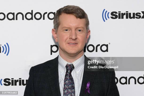 Ken Jennings visits SiriusXM Studios on January 06, 2020 in New York City.