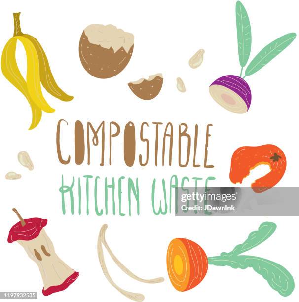 Compostables Drawing Organic Waste Drawing Photos and Premium High Res Pictures - Getty Images