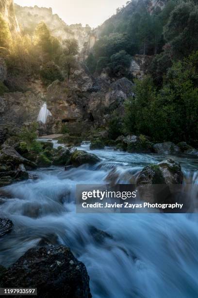borosa river rapids in spain - cazorla stock pictures, royalty-free photos & images