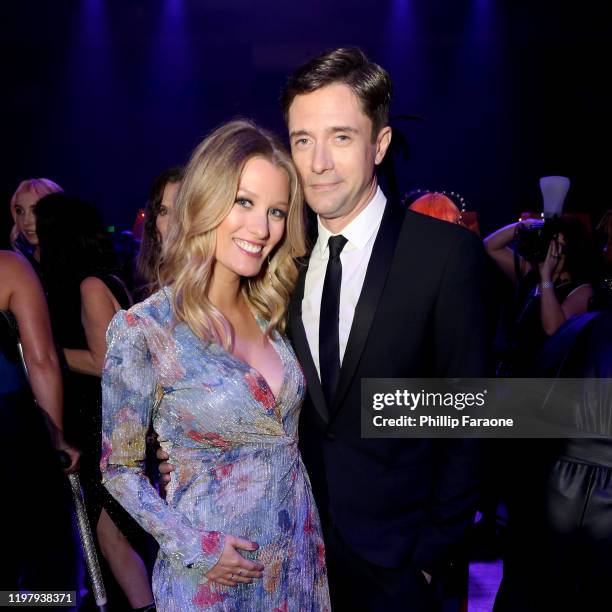Ashley Grace and Topher Grace attend The Art Of Elysium's 13th Annual Celebration - Heaven at Hollywood Palladium on January 04, 2020 in Los Angeles,...