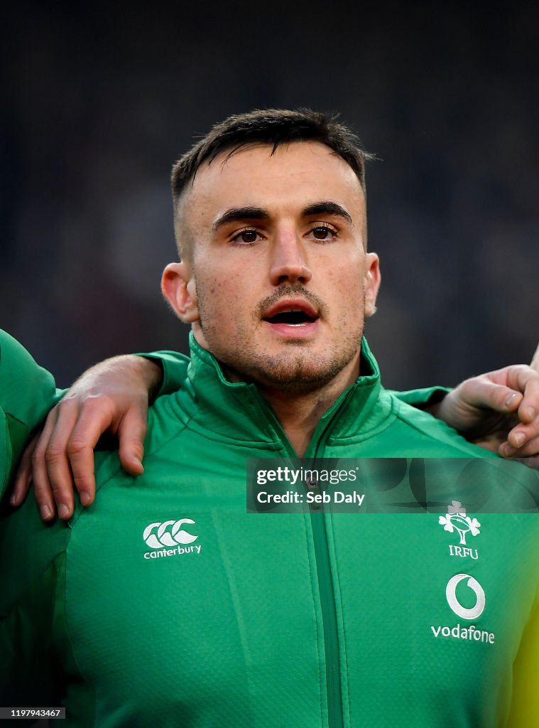 Ronan Kelly Rugby Dublin , Ireland - 1 February 2020; Rónan Kelleher of Ireland during ...