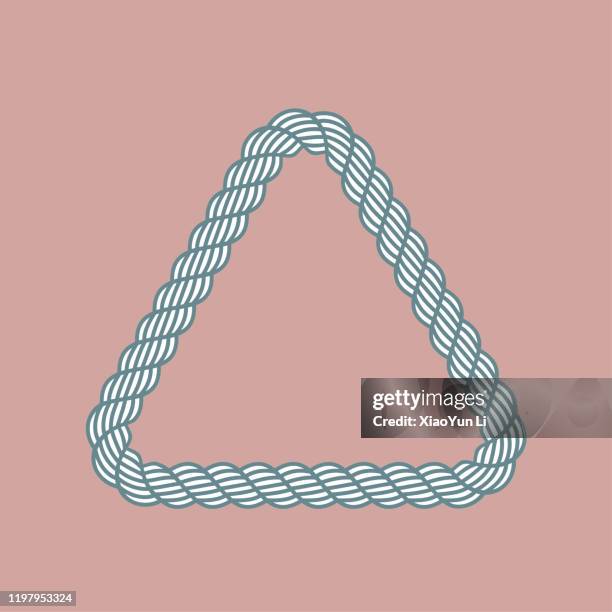 creative design of rope. - rope swing stock illustrations