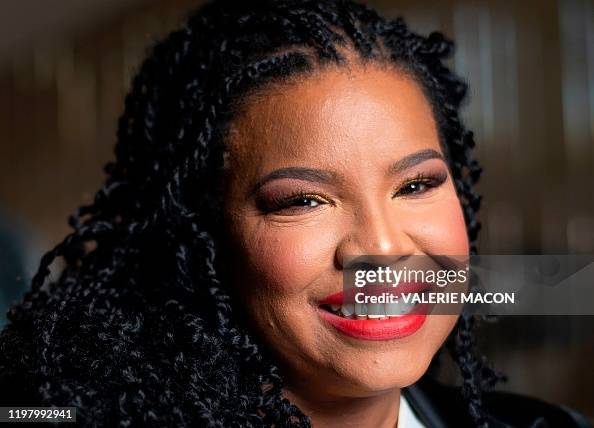April Riarh Creator of #OscarsSoWhite movement, April Reign, poses for AFP during ...