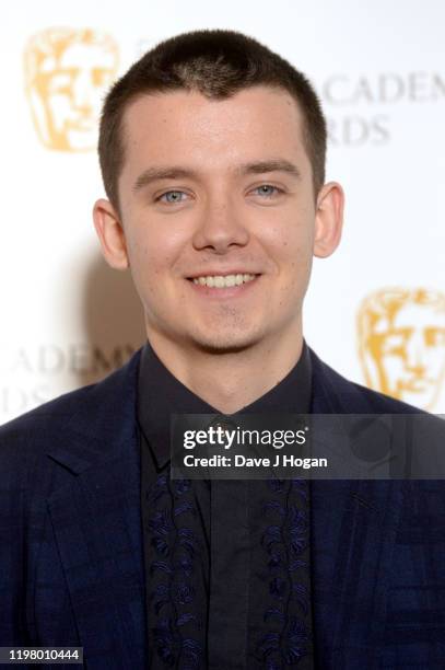 Asa Butterfield during the BAFTA Film Awards Nominations Announcement 2020 photocall at BAFTA on January 07, 2020 in London, England.