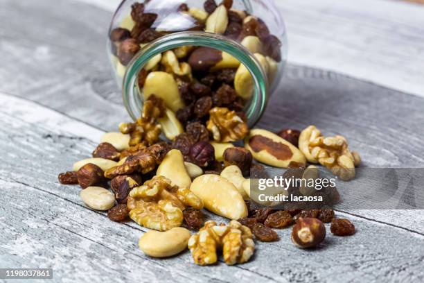 trail mix - trail mix stock pictures, royalty-free photos & images