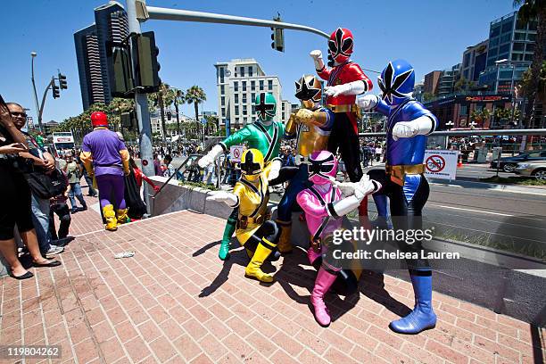 Power Ranger Comic Con 40 Ca: Power Rangers Samurai At 2011 San Diego Comic Con International ...