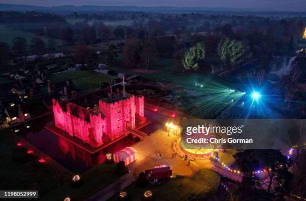 Hever Castle in Kent has an Alice in Wonderland theme for Christmas on December 05, 2019 in Hever, Kent. Hever is set in the glorious Kent...