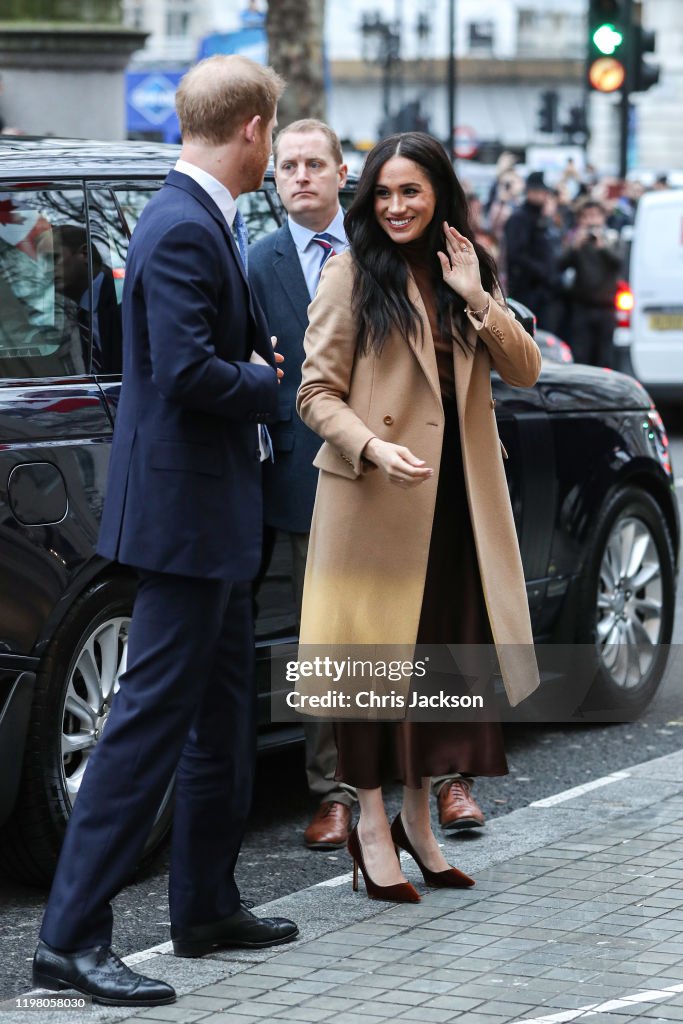 The Duke And Duchess Of Sussex Visit Canada House