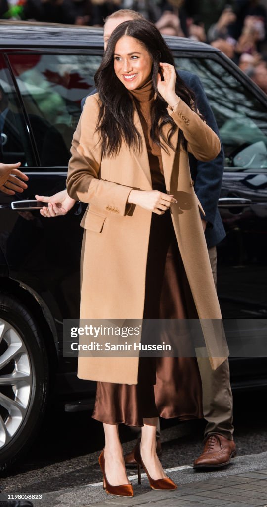 The Duke And Duchess Of Sussex Visit Canada House