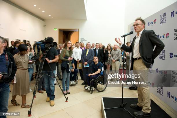 Director and Producer Danny Boyle attends "Road to 2012: Changing Pace," the unveiling of new portraits of the people making London 2012 happen, at...