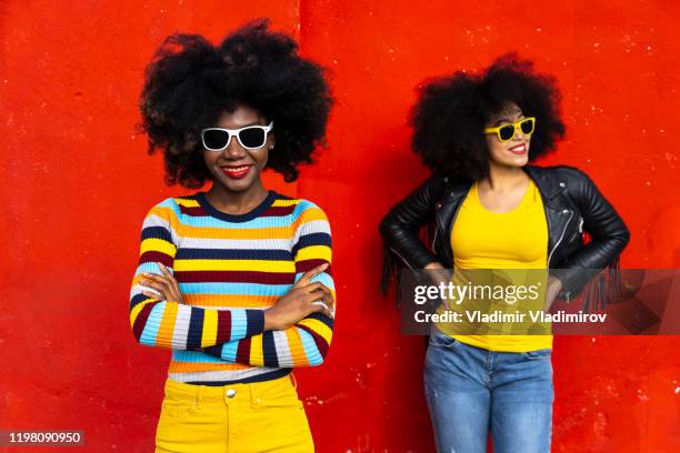 women in color - curly red hair glasses stock pictures, royalty-free photos & images