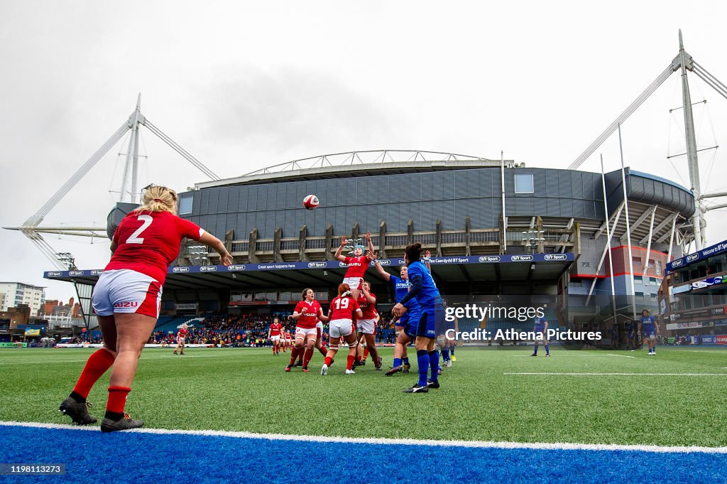 Wales v Italy - Womens six nations championship