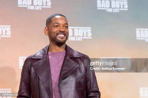 Will Smith attends the Berlin premiere of "Bad Boys For Life" at Zoo Palast on January 07, 2020 in Berlin, Germany.