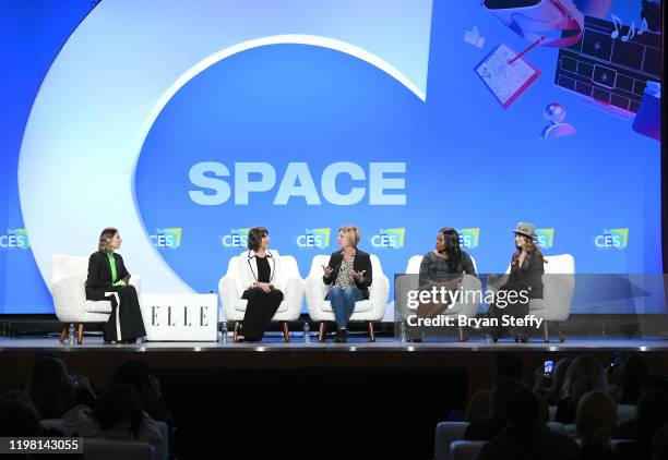 Technology Editor for Elle Jenna Blaha, Director of Partnerships for Instagram Claudine Cazian, Senior Vice President of Global Communications for...