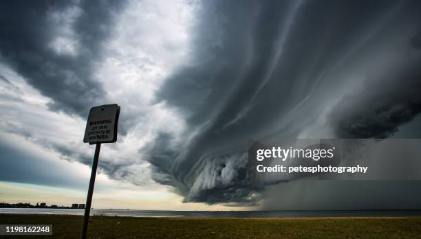 epic super cell storm cloud in australia - storm stock pictures, royalty-free photos & images