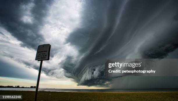 epic super cell storm cloud in australia - queensland storm stock pictures, royalty-free photos & images