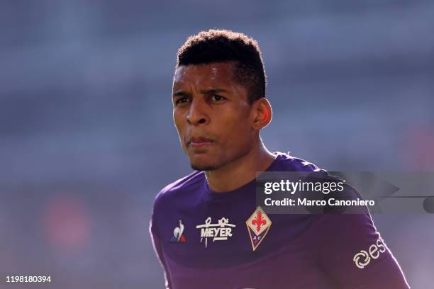 Dalbert of Ac Fiorentina during the the Serie A match between Juventus Fc and Acf Fiorentina. Juventus Fc wins 3-0 over Acf Fiorentina.