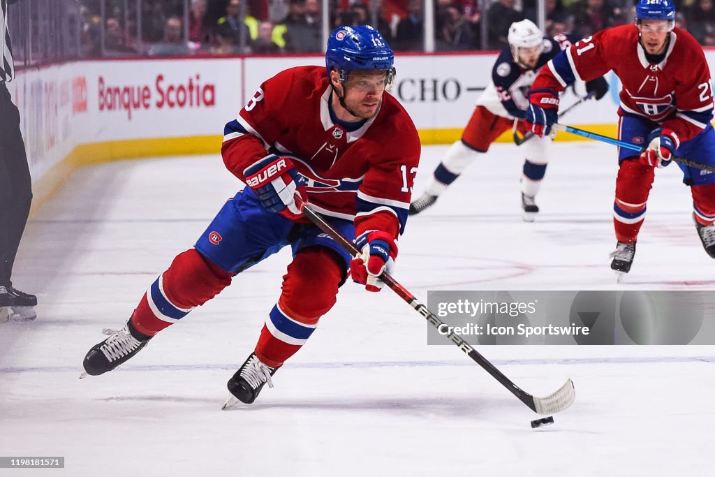 NHL: FEB 02 Blue Jackets at Canadiens