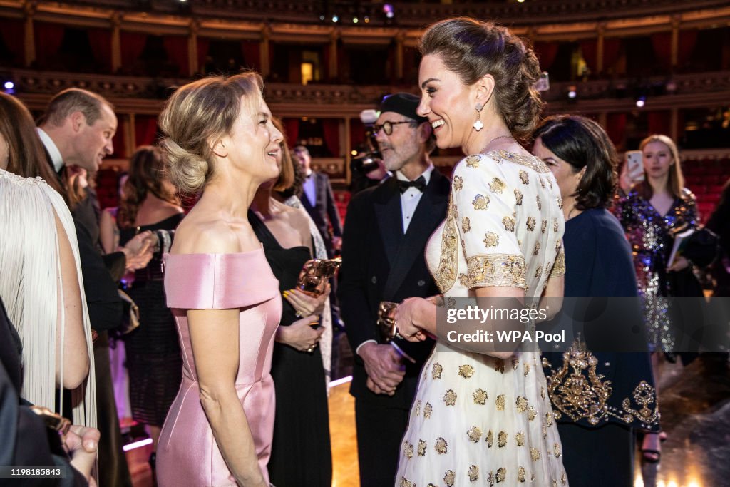 The Duke And Duchess Of Cambridge Attend The EE British Academy Film Awards