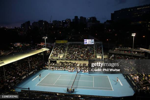 General view of centre court during day three of the 2020 Women's ASB Classic at ASB Tennis Centre on January 08, 2020 in Auckland, New Zealand.