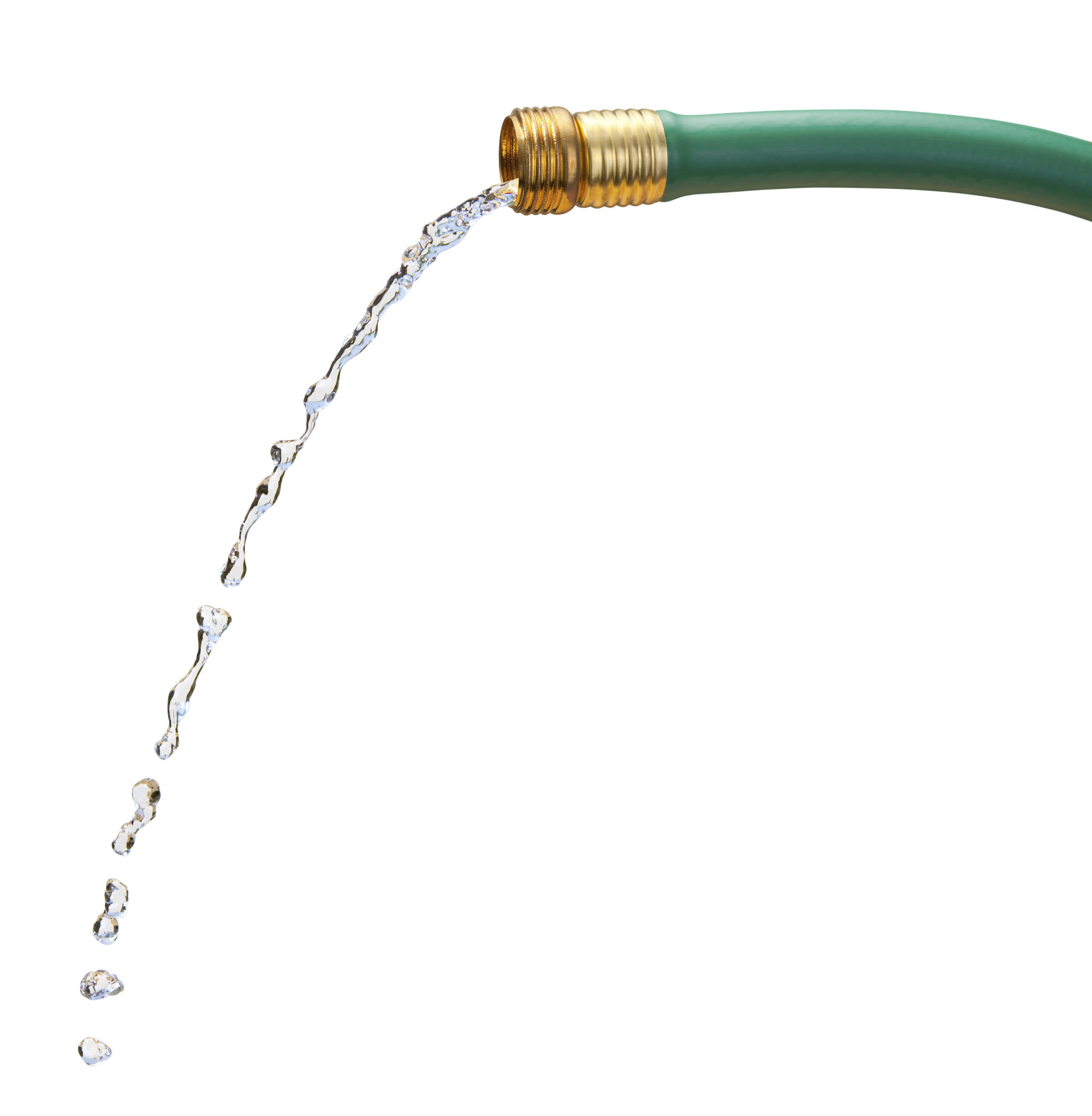 water hose flushing