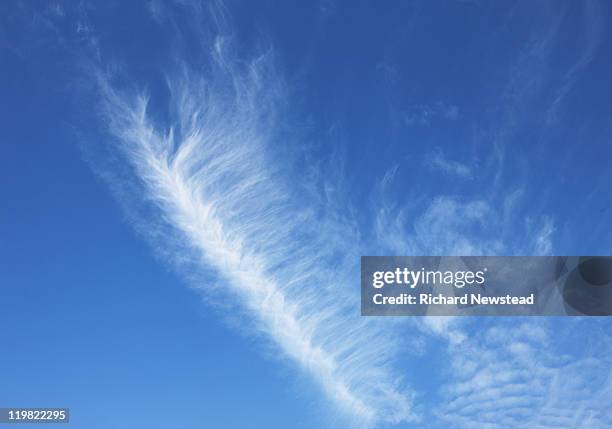 cirrocumulus clouds - cirrocúmulo fotografías e imágenes de stock