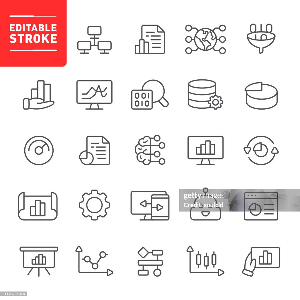 Data Analysis Icons
