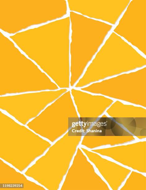 ilustrações, clipart, desenhos animados e ícones de fundo rasgado amarelo dos papéis - papel rasgado
