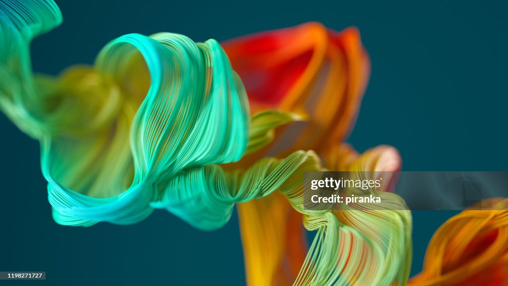 Abstract wavy object