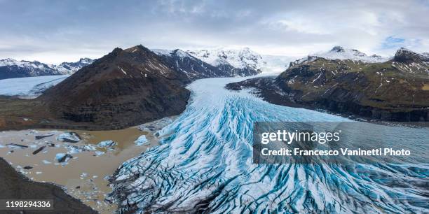 vatnajokull glacier, iceland. - fjord stock pictures, royalty-free photos & images