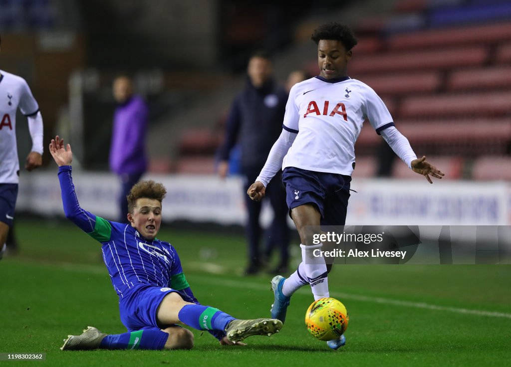 Wigan Athletic v Tottenham Hotspur - FA Youth Cup: Fourth Round