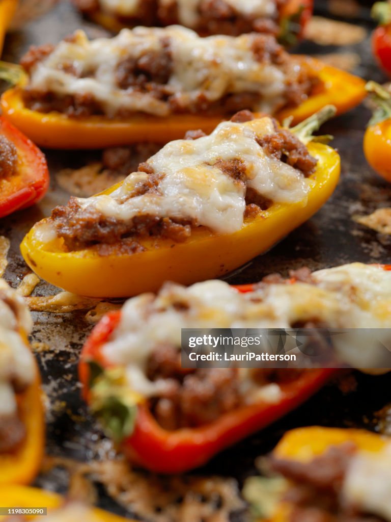Taco Stuffed Mini Peppers