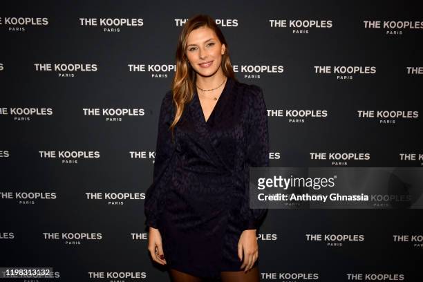 Camille Cerf attends The Kooples Magical Night presented by Kooples on January 08, 2020 in Paris, France.