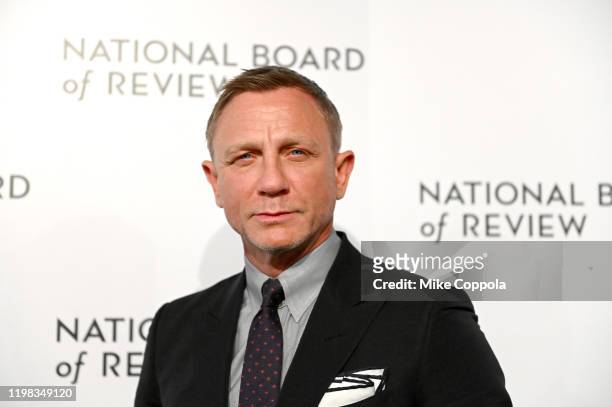 Actor Daniel Craig attends the 2020 National Board Of Review Gala on January 08, 2020 in New York City.