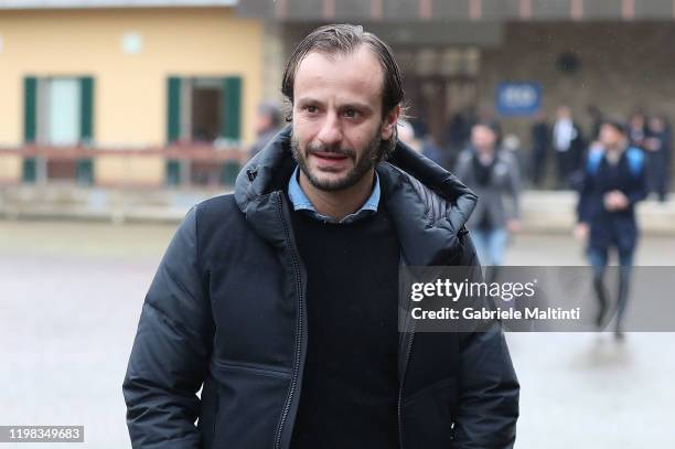 Alberto Gilardino during the "Panchina D'Oro Prize" award at Centro Tecnico Federale di Coverciano on February 3, 2020 in Florence, Italy.