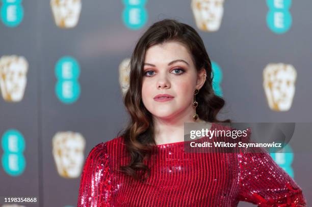 Georgie Henley attends the EE British Academy Film Awards ceremony at the Royal Albert Hall on 02 February, 2020 in London, England.- PHOTOGRAPH BY...