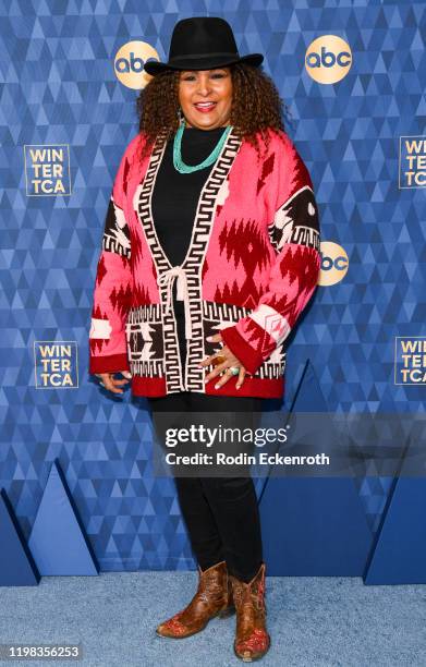 Pam Grier attends the ABC Television's Winter Press Tour 2020 at The Langham Huntington, Pasadena on January 08, 2020 in Pasadena, California.