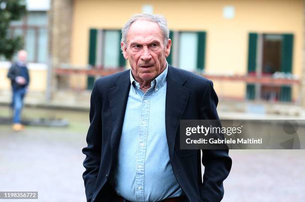 Zdenek Zeman during the "Panchina D'Oro Prize" award at Centro Tecnico Federale di Coverciano on February 3, 2020 in Florence, Italy.