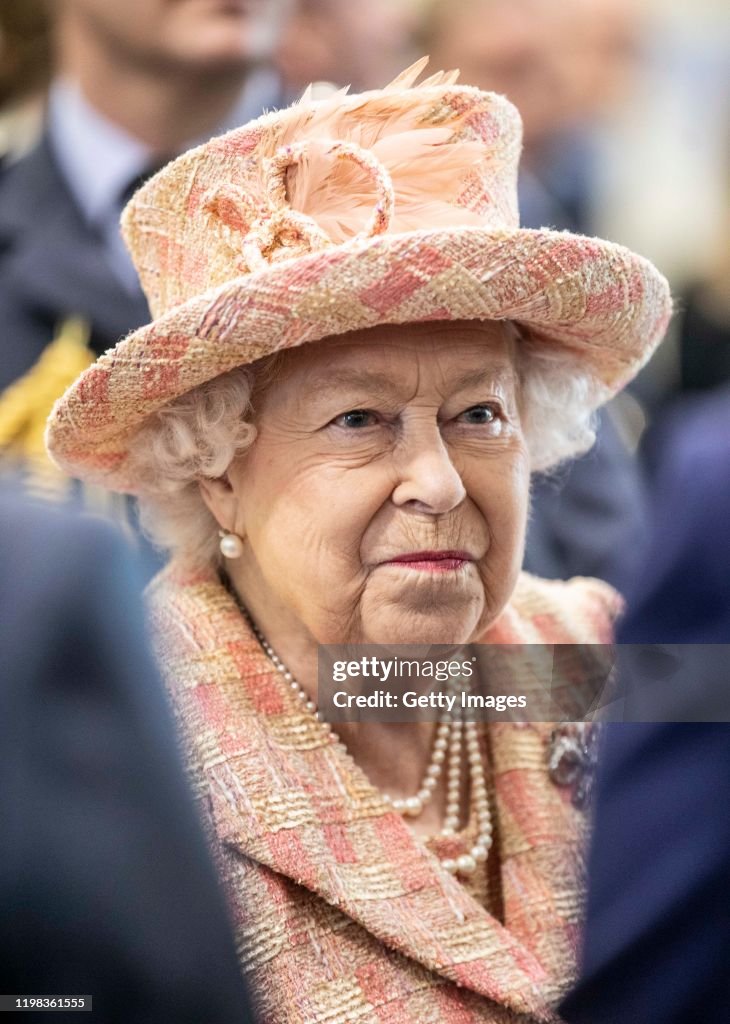 Her Majesty The Queen Visists RAF Marham